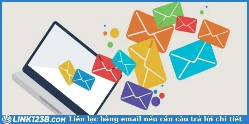 Liên lạc bằng email nếu cần câu trả lời chi tiết