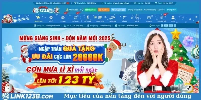 Mục tiêu của nền tảng đến với người dùng