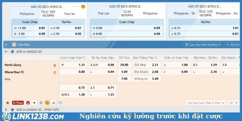 Nghiên cứu kỹ lưỡng trước khi đặt cược