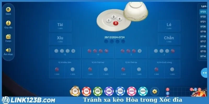 Tránh xa kèo Hòa trong Xóc đĩa